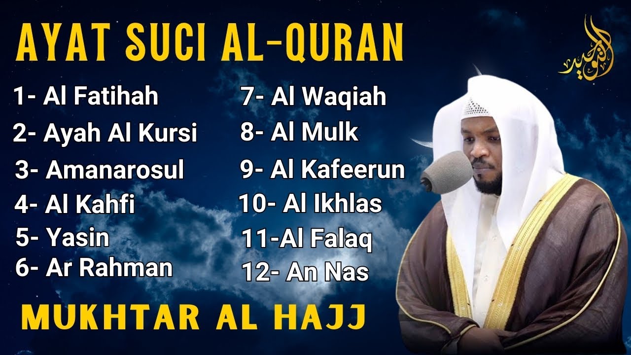Alquran Dengan Suara Yang Sangat Indah Alfatiha, Alkahfi,Yasin,Alwaqia, Arrahman,Almulk Almoeathat