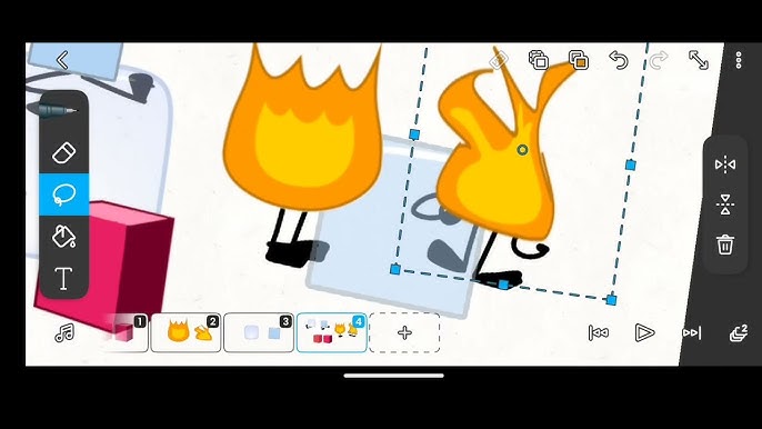 CeroFlakes on X: some BFDI remade assets! #bfdi