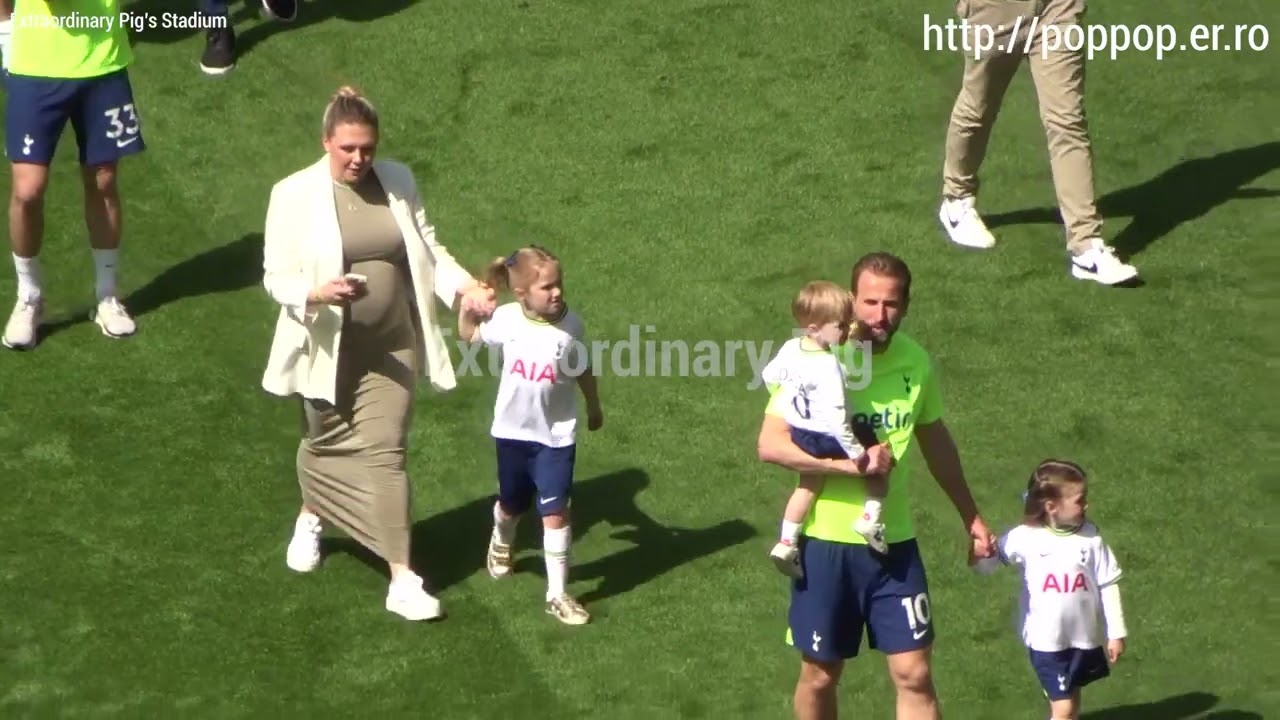 Harry Kane's Family,Kane's Last day at Tottenham Hotspur Stadium,Lap of Appreciation 20230520