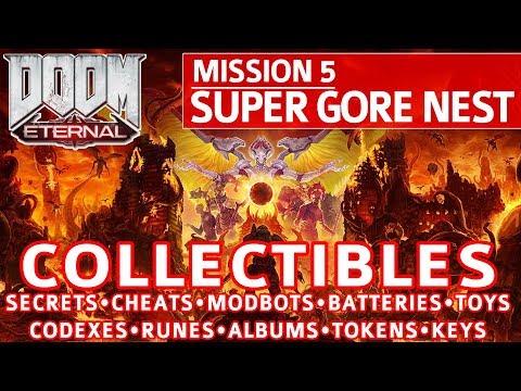 Видео: Doom Eternal - колекционерски локации на Super Gore Nest