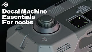 Quick Tips - Decal machine project on bend surface in Blender 4.0