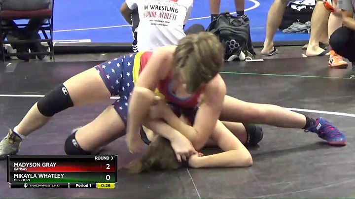 Girls Div. II 122-129 Madyson Gray Kansas Vs Mikay...