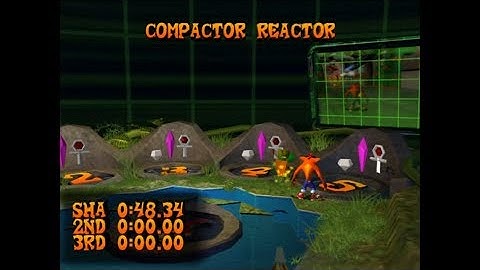 Crash Bandicoot The Wrath of Cortex Compactor Reactor Getting the Second White Gem PlayStation 2
