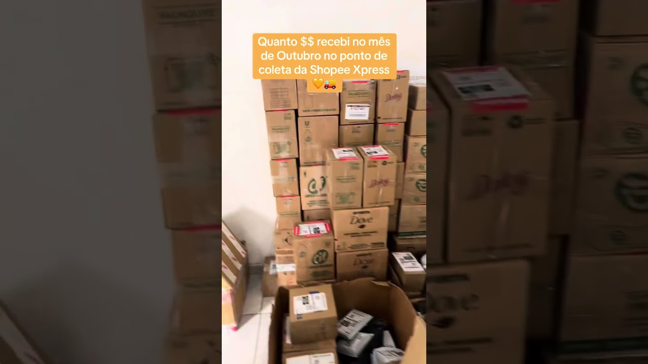 Quanto ganha um ponto de coleta da Shopee Xpress: meus ganhos de outubro 🧡🚚