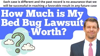 How Much is My Bed Bug Lawsuit Worth? Lawyer for Bed Bugs Explains
