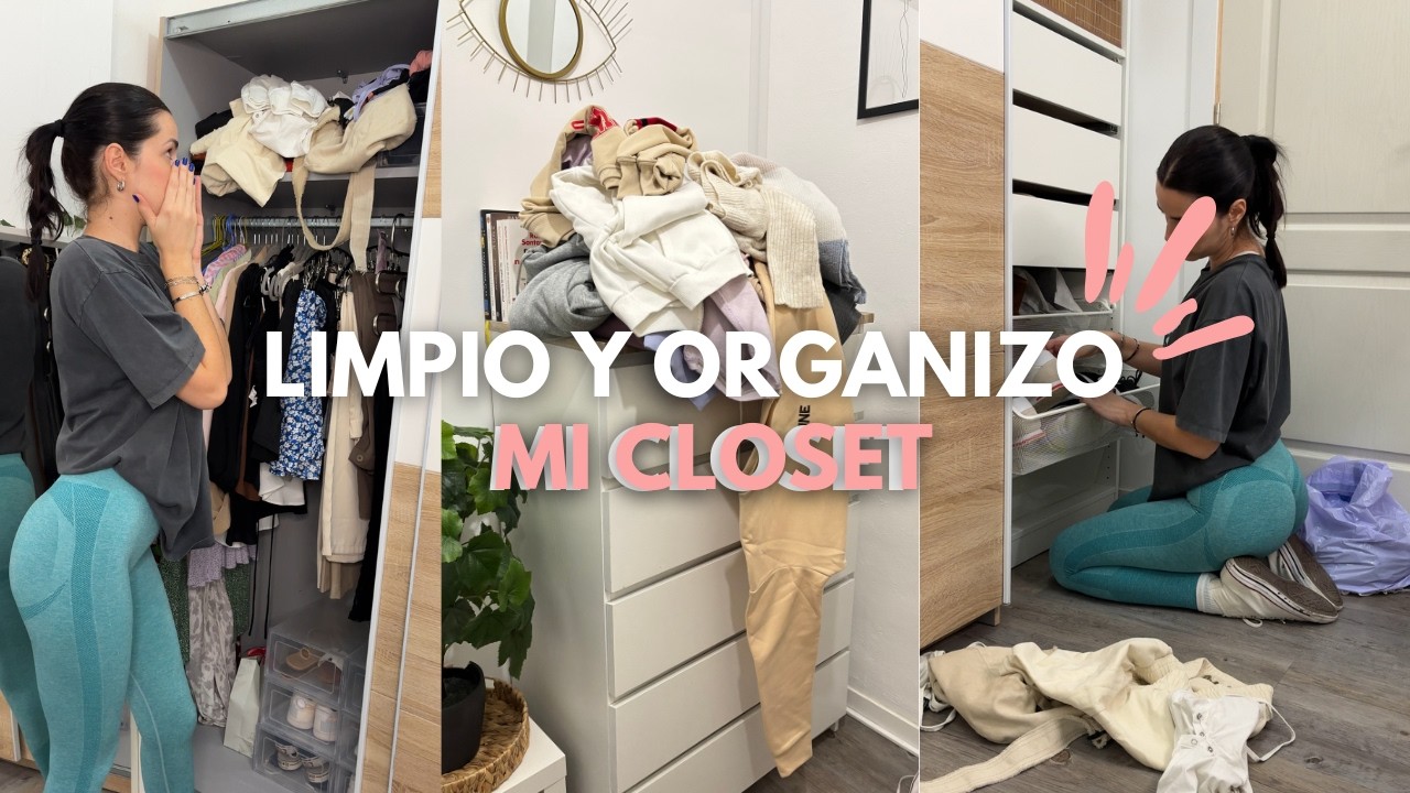 LIMPIANDO y ORGANIZANDO mi ARMARIO (Depuración de closet 👗👖)