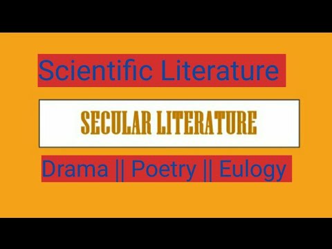 meaning of literature secular