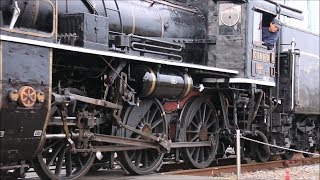 京都鉄道博物館　C56-160 の入換え　転車台から給水炭線へ　Steam Locomotives, Kyoto Railway Museum　(2019.11)