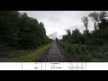 Cab ride Sumiswald-Grünen to Burgdorf - Führerstandsmitfahrt Sumiswald-Grünen nach Burgdorf