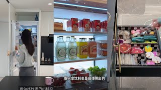 Kitchen Organizing And Refrigerator Restocking | Refill And Restock | Asmr #chinsun