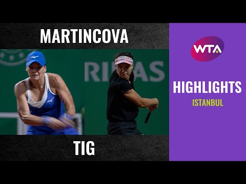 Tereza Martincova vs. Patricia Maria Tig | 2020 Istanbul Semifinal | WTA Highlights