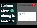 Alert dialog box in android studio  android tutorials