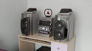sony mhc vx8, rxd9 hoparlör, technics pd6 cd çalar.
