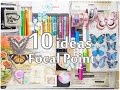 10 Ideas FOCAL POINT Mixed Media Art Journaling  ♡ Maremi's Small Art ♡