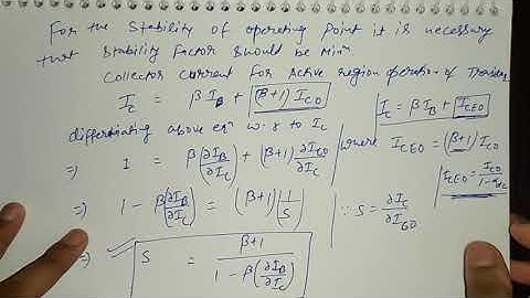 Bias Stability Part-2 for B.sc 2nd year by Sapna Agarwal