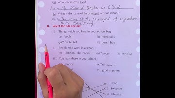 Class-1 Subject-EVS  Chapter-5 My School (part-1)