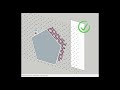 How to create cutting lines and divide the model precisely according to a reference plane.