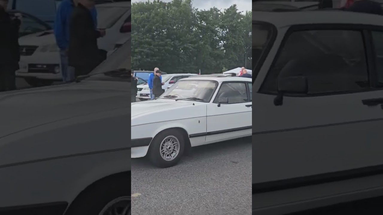 Ford Capri Mk3 arriving at Leigh car meet 28/07/25 