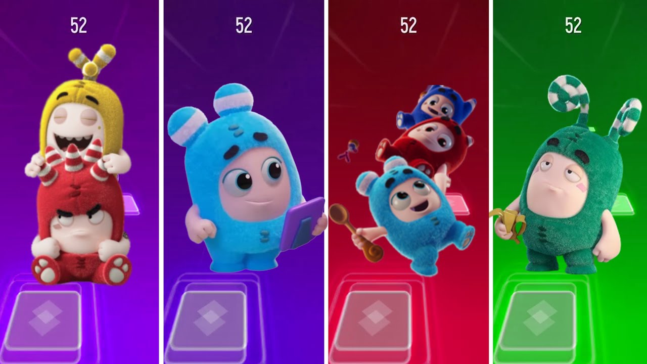 oddbods-lulu-oddbods-fuse-oddbods-slick-tiles-hop-oddbods-bubble