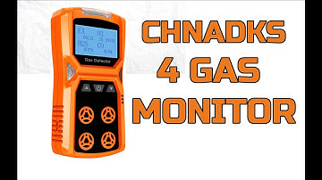 Rechargeable 4 Gas Monitor Vibration Audible Visual Indicators