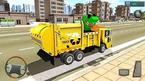 Garbage and Dump Truck Driving Sim - Trash Recycling - Android Gameplay FHD