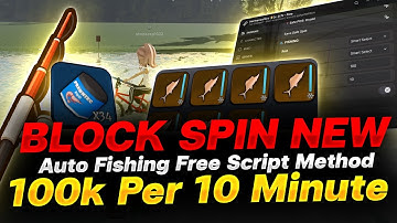 Block Spin Free Fishing Farming Script OP 🐟 #blockspin #robloxscript