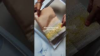 banarasi pure khaddi georgette handloom saree silver zari viving booking 7652029899