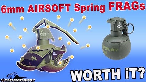 AIRSOFT Spring FRAG Grenade by 6mm ProShop. WORTH It?