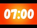 7 minute countdown timer