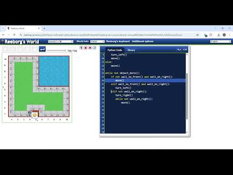 Reeborg’s World Around 3 Challenge | Python Solution Explained Step-by-Step