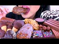 ASMR CHOCOLATE ICE CREAM, BROWNIE, CAKE POP, KIT KAT, DONUTS & DEVILS CAKE | ASMR Phan