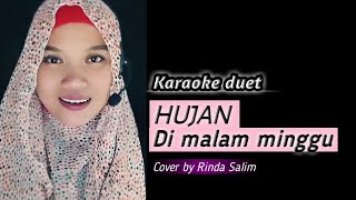 Hujan di malam minggu | Karaoke duet tanpa vokal cowok