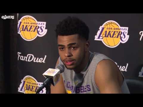 D'Angelo Russell Press Conference On Nick Young Situation - YouTube