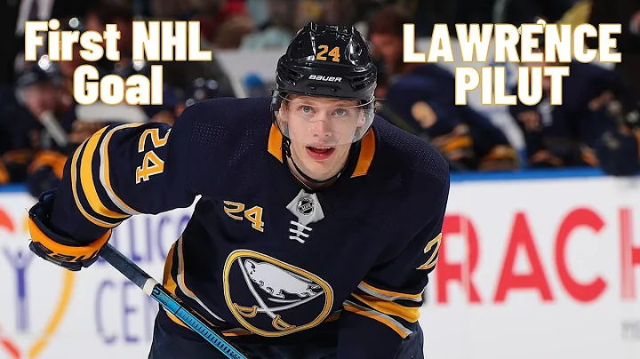 Lawrence Pilut #24 (Buffalo Sabres) first NHL goal...