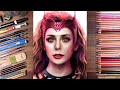 Drawing Scarlet Witch (Elizabeth Olsen) | drawholic