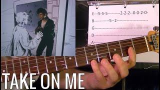 Video thumbnail of "Play Take On Me by A-Ha PERFECTLY! Guitar Lesson"