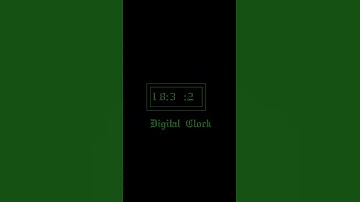 digital clock using c language 😱😱 || #coding #shorts #viral