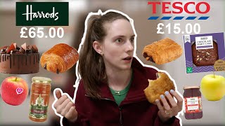 HARRODS vs. TESCO Food Test! *shocked!*