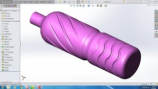 solidworks Bottle design