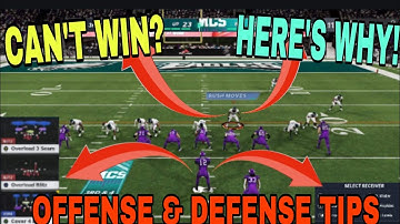 U CANT LOSE! 15 LEGIT Offense & Defense Tips, U Need to Do More, to WIN MORE GAMES in Madden NFL 21!