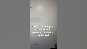 How to recover psn account with no password or email - psn hacked
