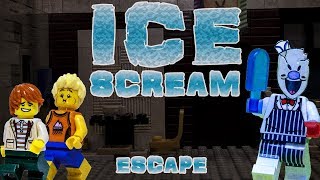 ЛЕГО мультфильм МОРОЖЕНЩИК: Побег / LEGO Ice Scream: Escape horror stop motion