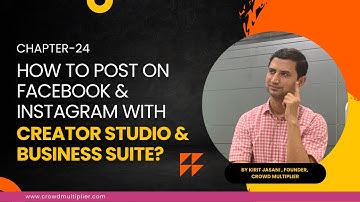 Chapter 24 How to Post on Facebook and Instagram with Creator Studio & Business Suite 2023?