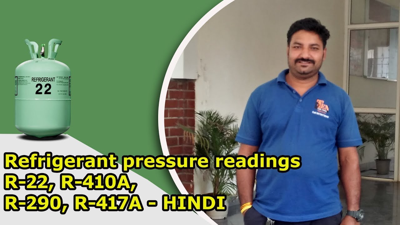 Gas Charging R410a R22 R32 Pressures Hindi Youtube