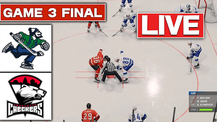 AHL LIVE🔴 Abbotsford Canucks vs Charlotte Checkers | Game 3 - 17th June 2025 | ANL Full Match NHL 25