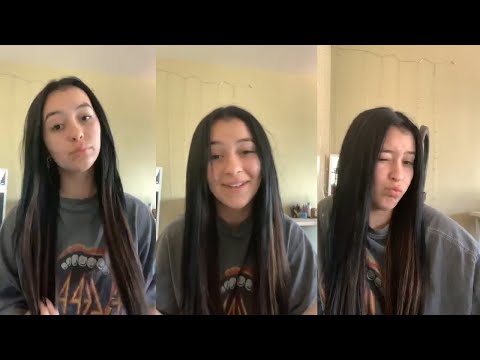 Danielle Cohn On Instagram Live | January 25th, 2020