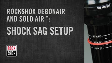 RockShox Debonair & Solo Air Sag Setup