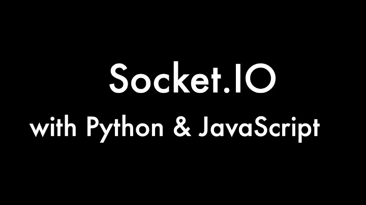 Socket.IO with Python and JavaScript