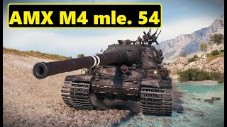 AMX M4 mle. 54. 9.5k dmg, 6 kills. World of Tanks Top Replays.