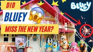 DID BLUEY MISS the New Year ??? | Pretend Play with Bluey Toys | Disney Jr | ABC Kids
